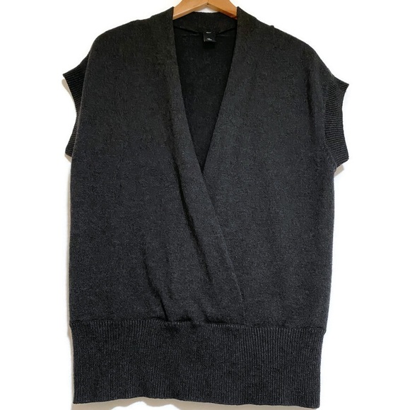 ANN TAYLOR LOFT SHAWL COLLAR SWEATER - Picture 1 of 8